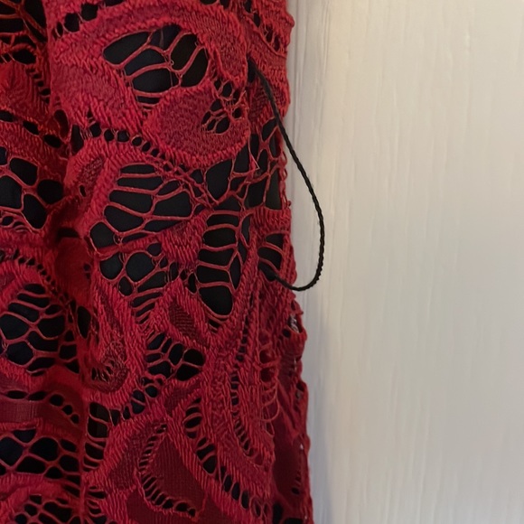 Red lace Size 12 Signature by Robbie Bee dress - Picture 7 of 9